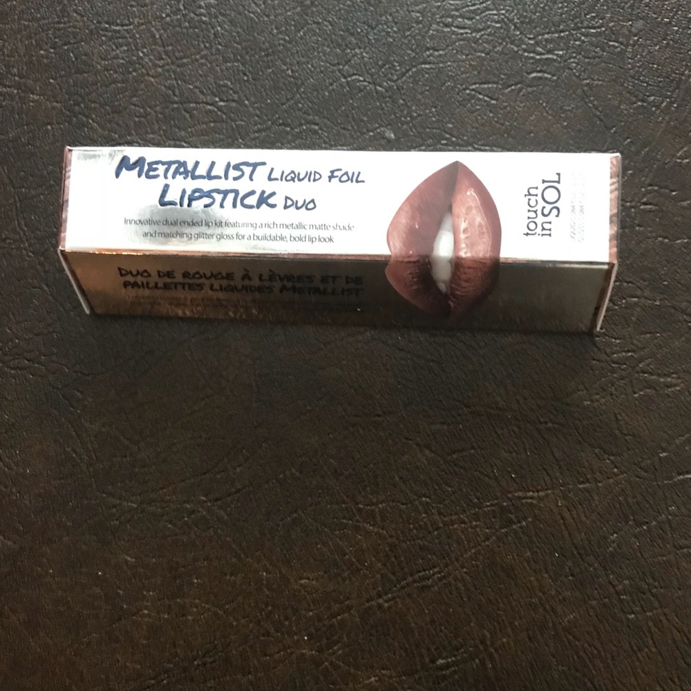 Metallist liquid foil lipstick duo